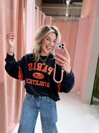 Paris Club Sweater - Navy