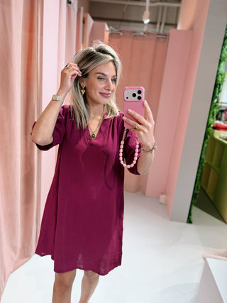 Riley Dress - Prugna