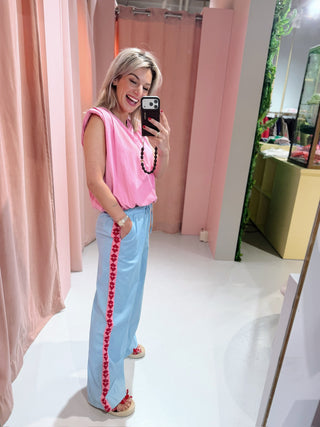 Heart Pants - Denim