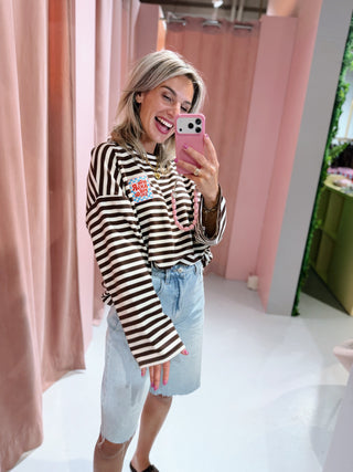 Vanessa Longsleeve - Bruin