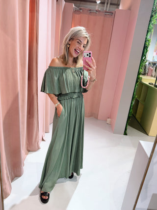 Romy Dress - Army