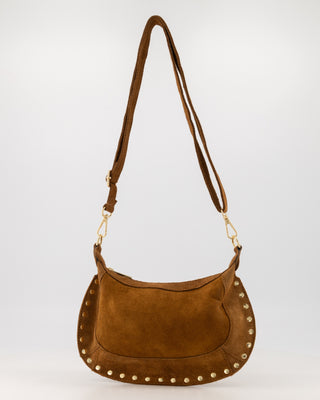 Monica Suede Bag - Cognac