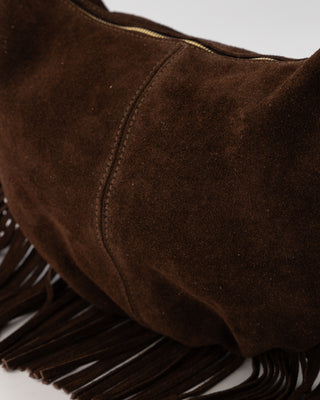 Vromy Suede Bag - Dark Brown