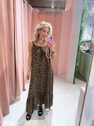 Jasmine Dress - Leopard