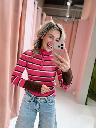 June Longsleeve - Fuchsia