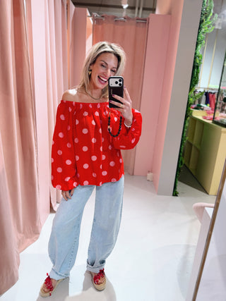 Indy Top - Rood