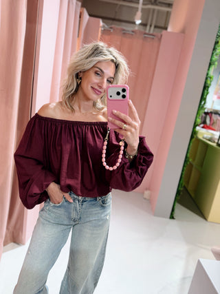 Naya Top - Bordeaux