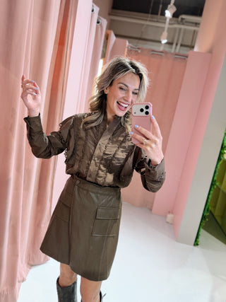 Jasmijn Blouse - Bruin