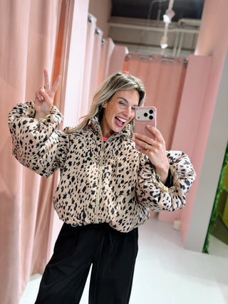 Anais Jacket Animal - Bruin