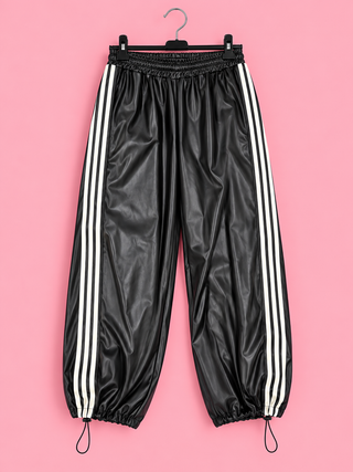 Iris PU Pants - Zwart