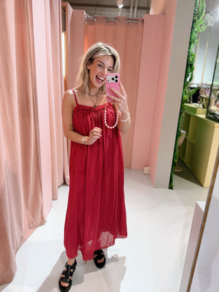 Laurine Dress - Bordeaux