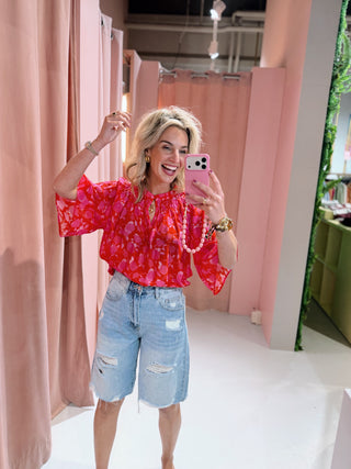 Melissa Blouse - Rood