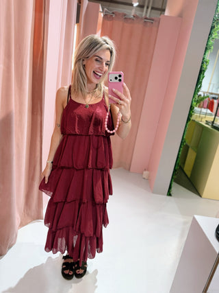 Pascal Dress - Bordeaux