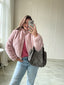 Gabriella Fuzzy Jacket - Oud Roze