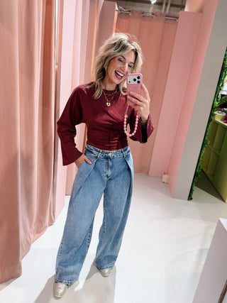 Daphne Longsleeve - Bordeaux