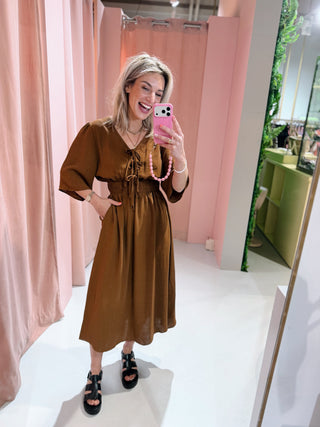 Kylie Dress - Bruin