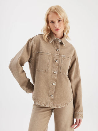 Tamara Jacket - Peanut Denim
