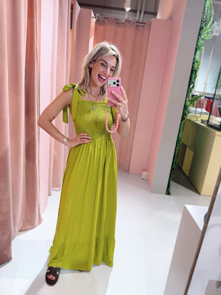 Paige Dress - Lime