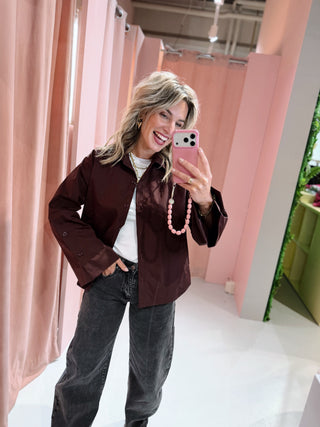 Claire Blouse - Bordeaux
