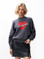 CATWALK JUNKIE - Let Love Rule Sweater - Donker Grijs