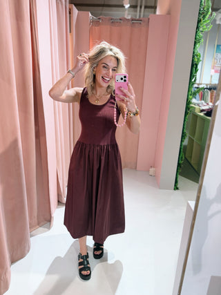 Mitzy Dress - Bordeaux