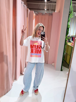 Summer Tee - Lichtroze