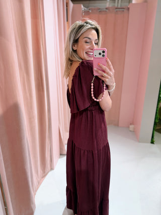 Juliette Dress - Bordeaux