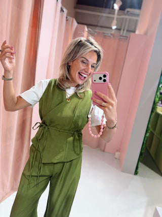 Vieve Waistcoat - Groen