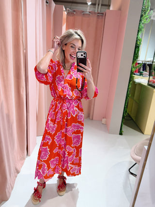 Gwen Dress- Rood