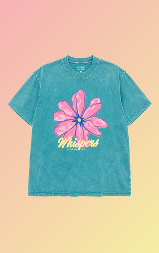 Flower Tee - Sea Green