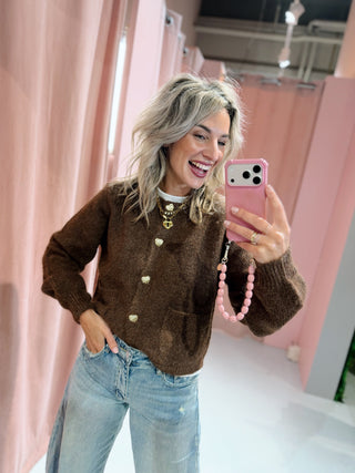 Bliss Cardigan - Bruin
