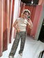 CATWALK JUNKIE - Ayla loose fit leopard jeans