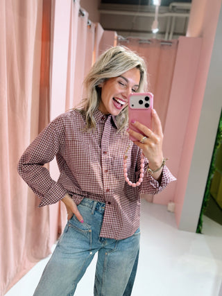 Willow Blouse - Bordeaux