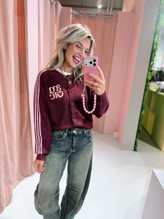 Amore Cardigan - Bordeaux