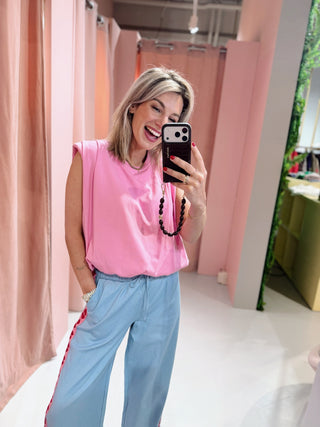Hailey Top - Roze