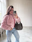 Gabriella Fuzzy Jacket - Oud Roze