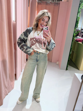 Evy Wide Leg Jeans - Dusty Denim