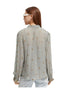 SCOTCH & SODA - Embroided neck-tie blouse - Grijs