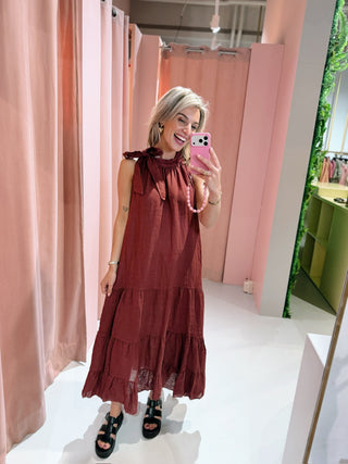 Ruby Dress - Bordeaux