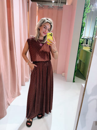 Kirsten Dot Set - Bordeaux