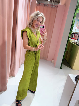 Noel Jumpsuit - Lime