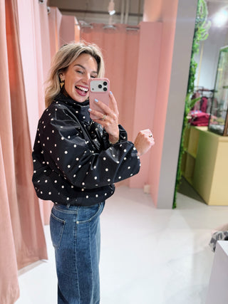 Gianna Dot Jacket - Zwart