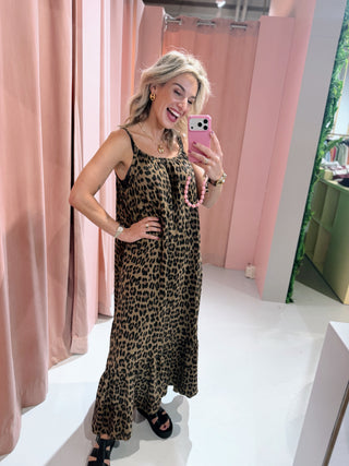 Jasmine Dress - Leopard