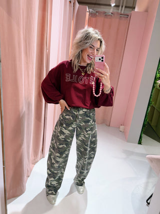 Etoile Sweater - Bordeaux