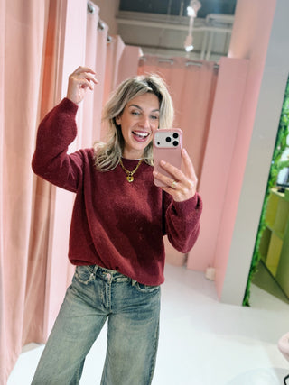 Karlijn Knit -  Bordeaux