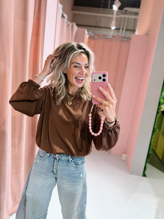 Anouk Longsleeve - Bruin