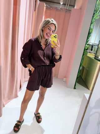 Pelle Set - Aubergine