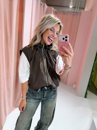 Thirza Waistcoat - Bruin