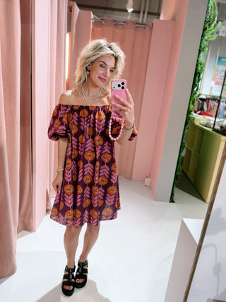 Nala Dress - Aubergine