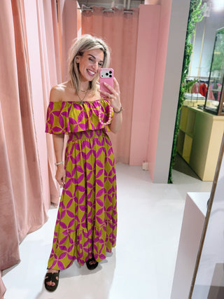 Paola Dress - Magenta